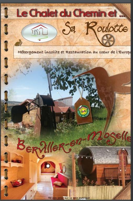 Le Chalet du Chemin et sa Roulotte Berviller-en-Moselle Extérieur photo